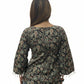 Square-Neck Paisley Tunic with Fringe Detail