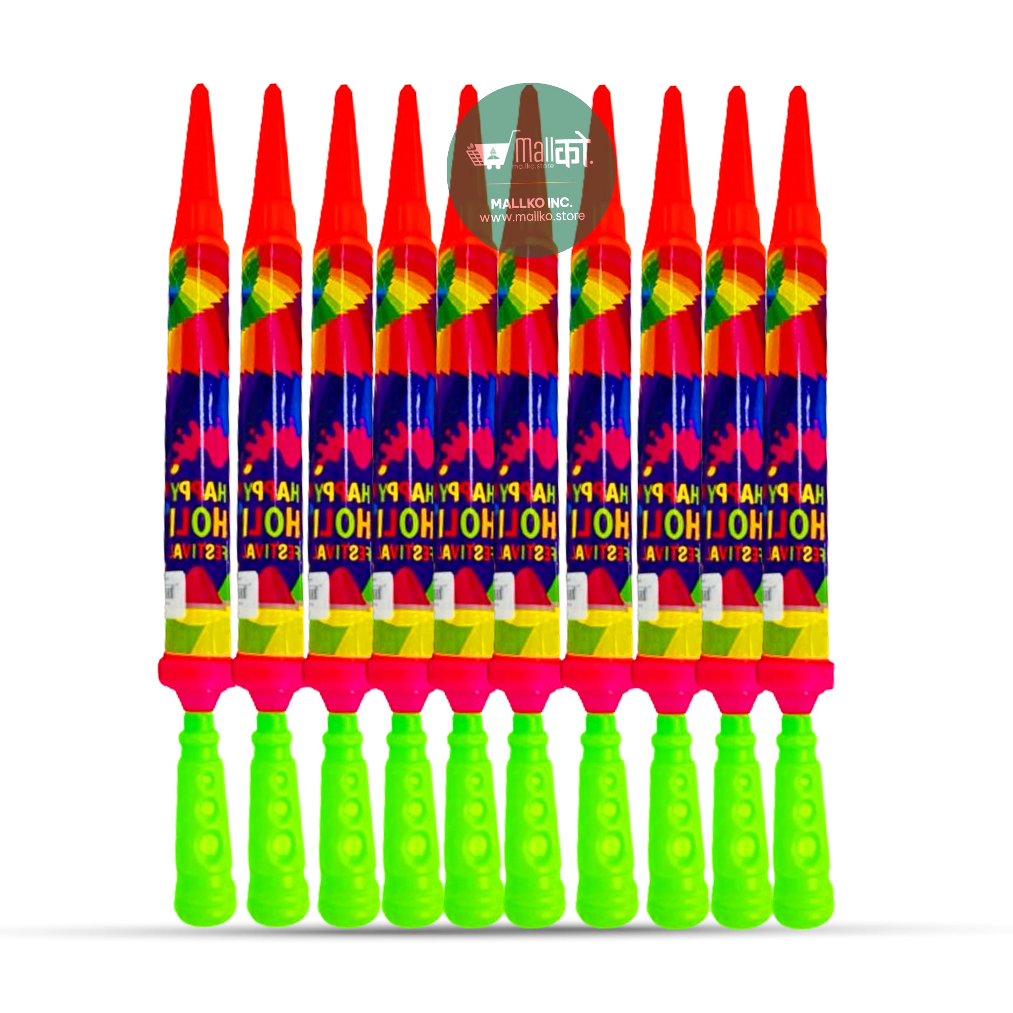 Holi Pichkari Water Gun Set of 10 | Colorful Festival Fun – Mall ko