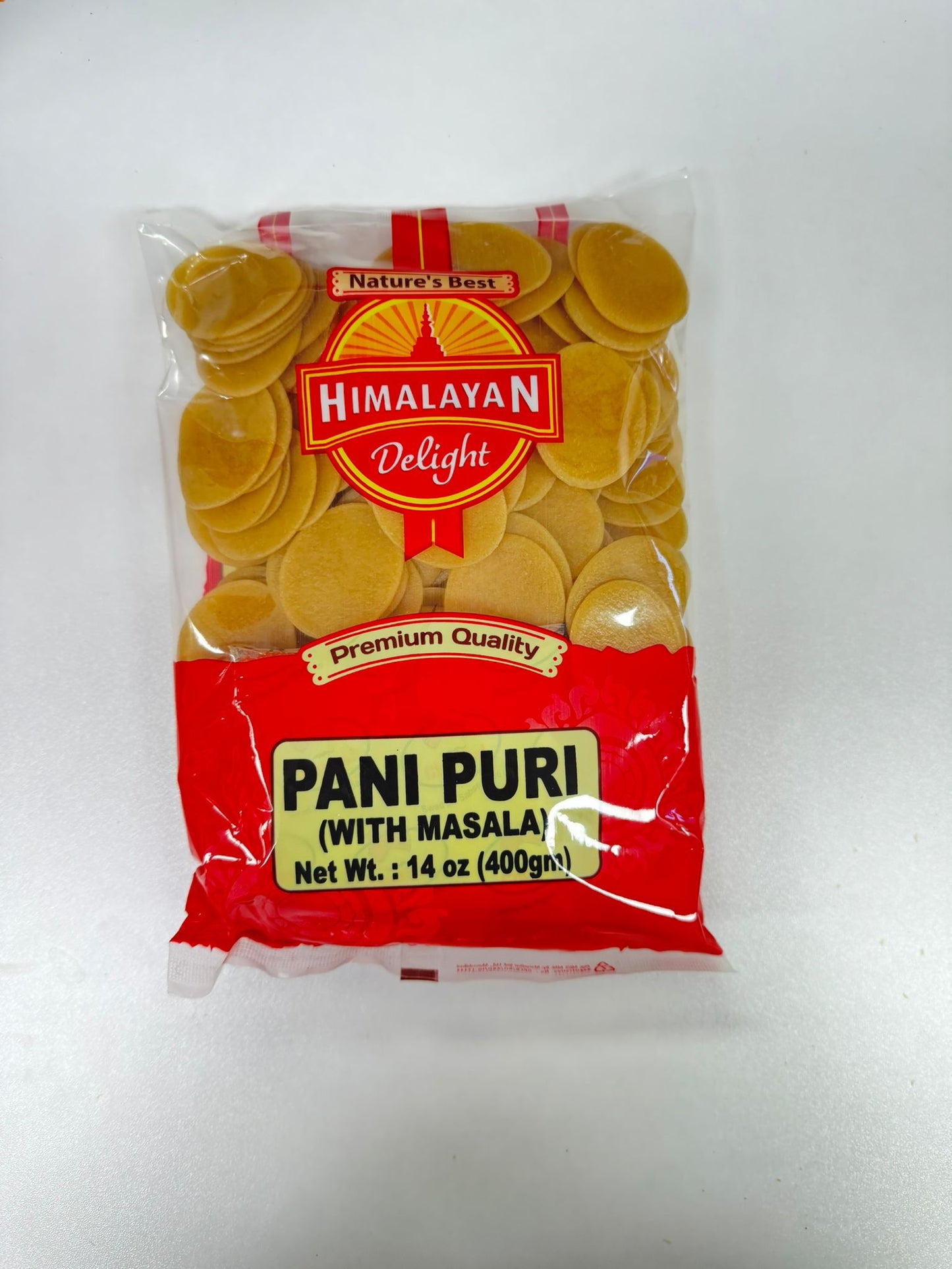 Pani Puri with  Masala - Ready to Fry by Himalayan Delight - LARGE PACK ( 400 GMS)