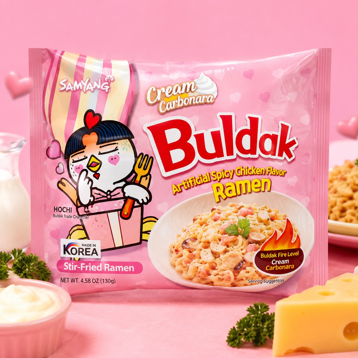 Buldak Cream Carbonara 130g