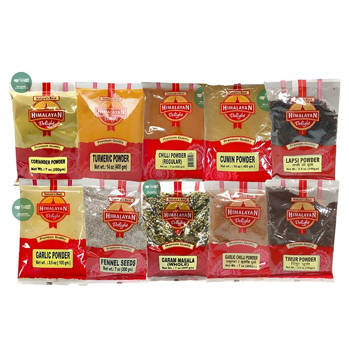 Masala Box With All Essential Nepali Masala Powder Combo Pack