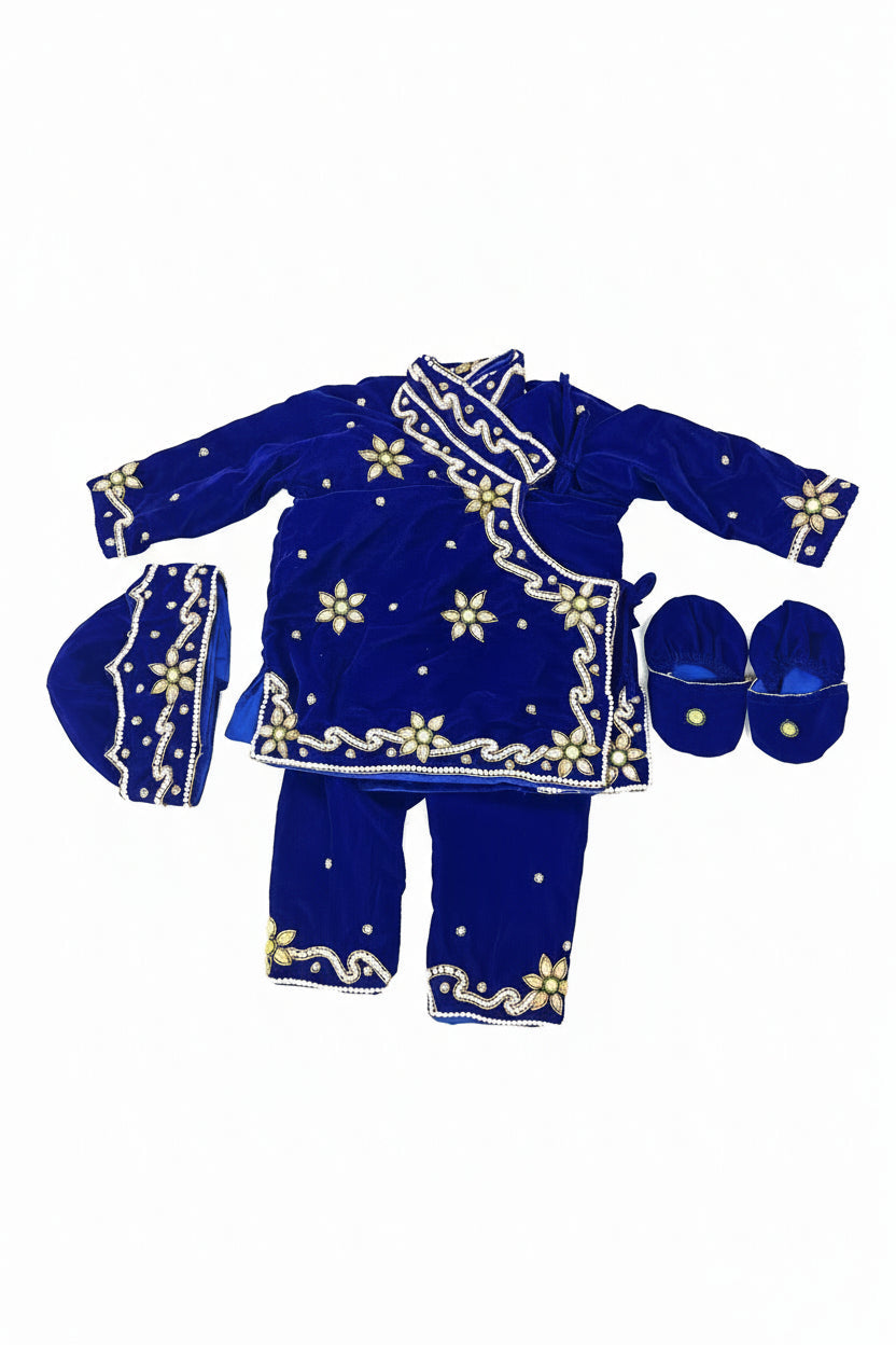 Blue Pasni Dress Set for Kids