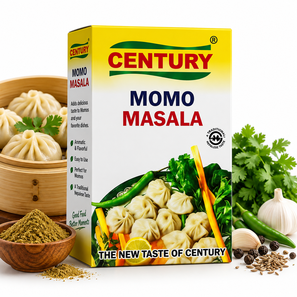 Century Momo Masala 50g/100g - Nepali Momo Spice Blend
