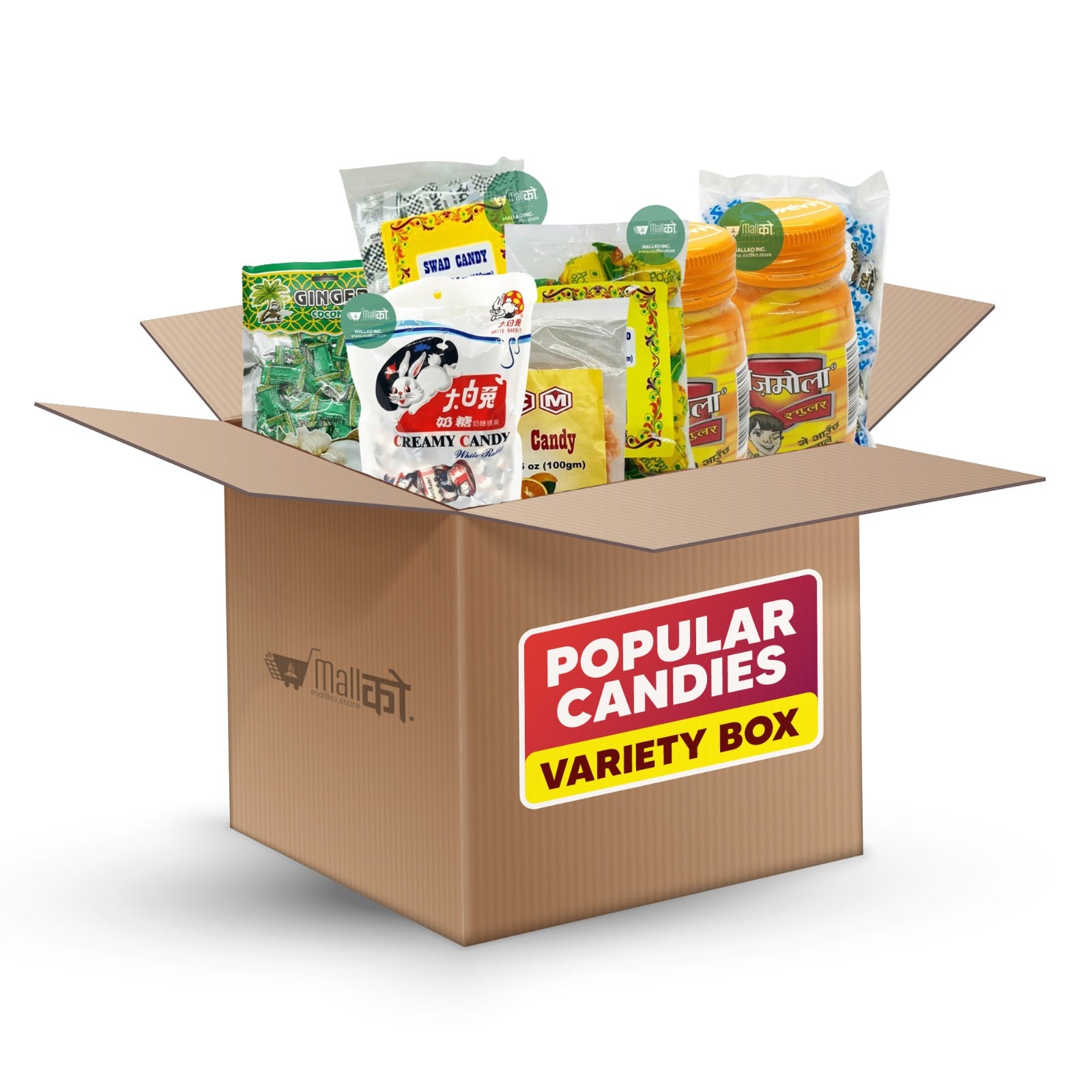 Mallko Popular Candies Variety Box | Assorted Chocolates & Candies ...