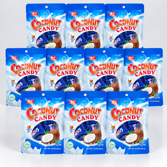 Chun Guang Coconut Candy 10 pack bundle with 56g bags