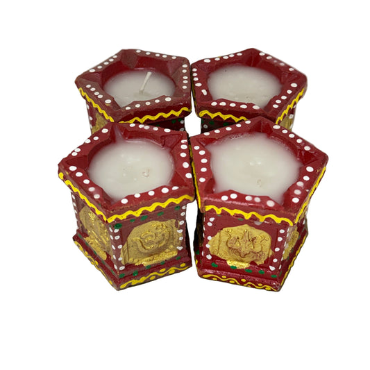 Clay Matki Wax Diya for Laxmi Puja