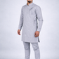 Grey Nepali Daura Suruwal mens traditional dress in USA Nepali clothing Mallko