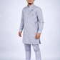 Grey Nepali Daura Suruwal mens traditional dress in USA Nepali clothing Mallko
