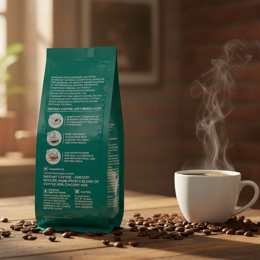 iD Shade-Grown Instant Coffee with Chicory (200g)
