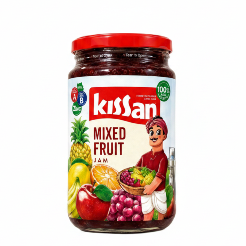 Mixed Fruit Jam delicious fruity spread for bread toast and breakfast
