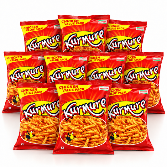 Kurmure Chicken Namkeen 20 Pack bundle