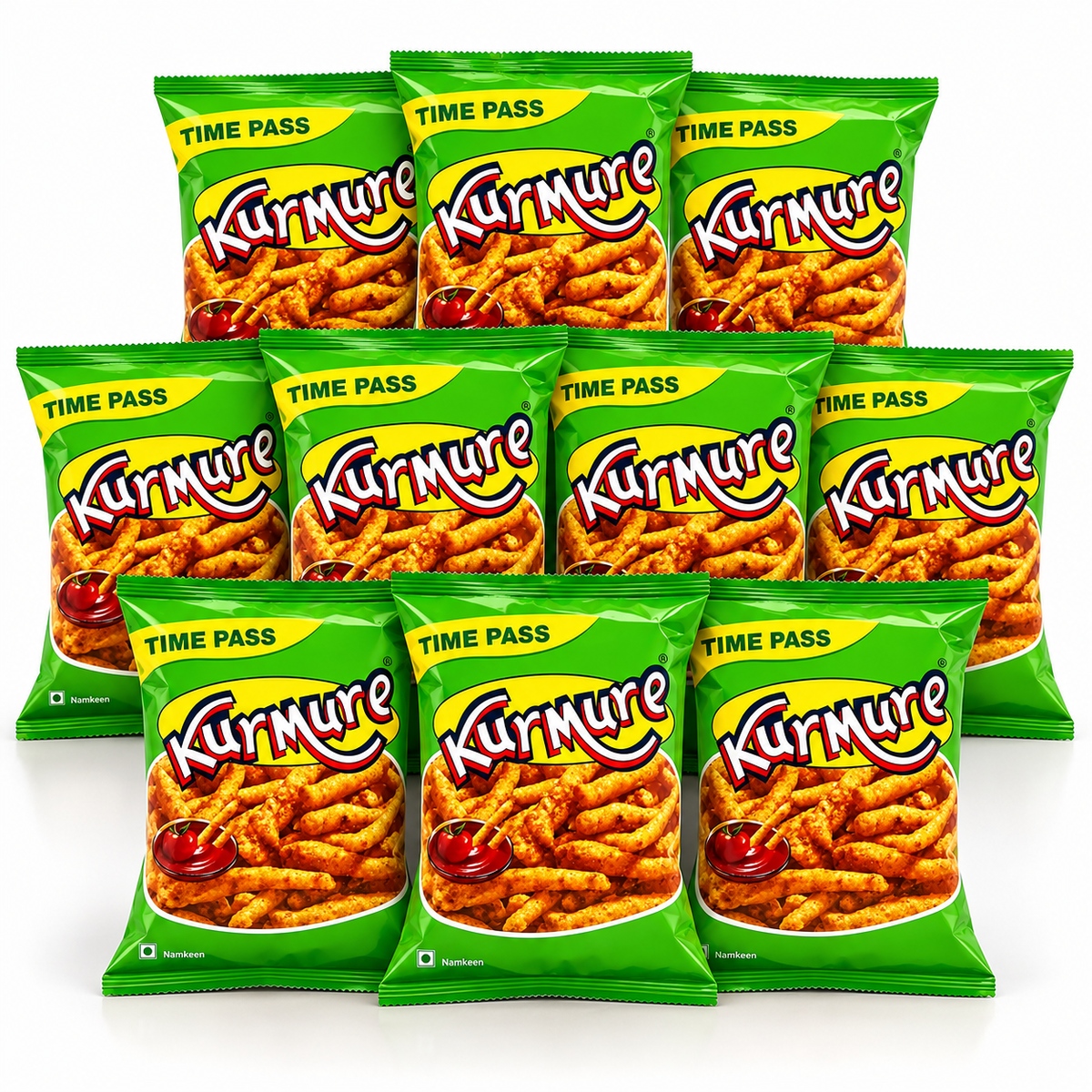 Kurmure Time Pass Namkeen 20 Pack bundle