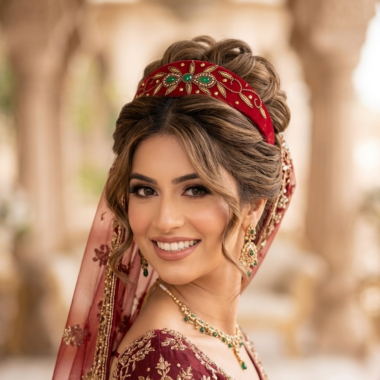 vintage style embroidered hair accessories