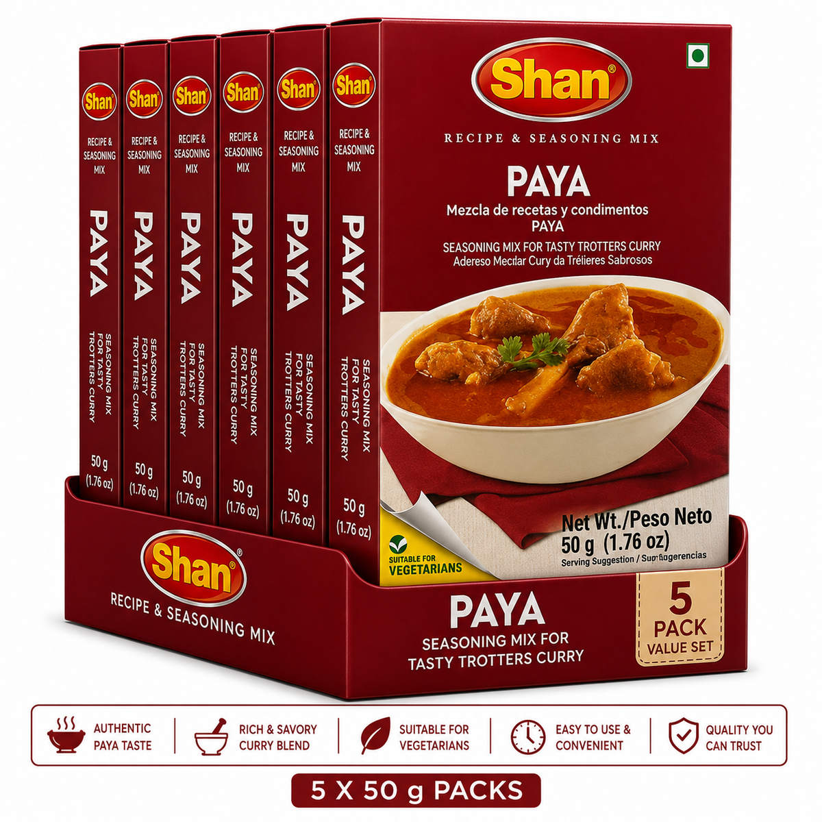 Shan Paya Recipe & Seasoning Mix 50g