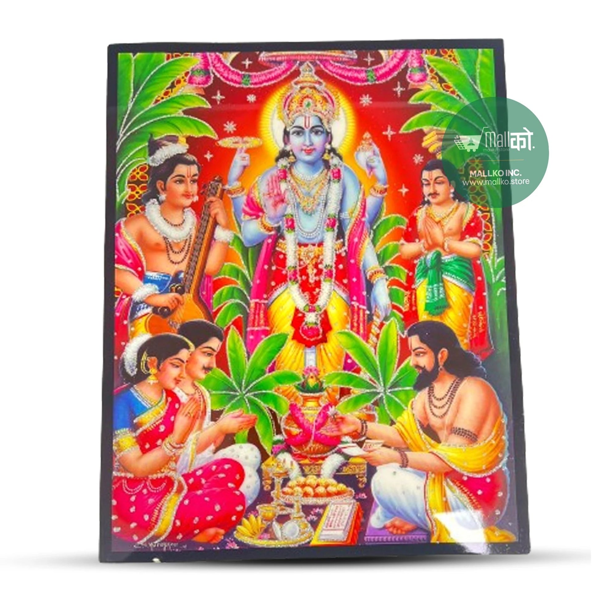 sri satyanarayanswamy vishnu avatar photo frame 