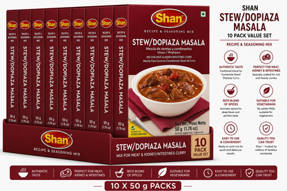Shan Stew / Dopiaza Masala Recipe & Seasoning Mix 50g