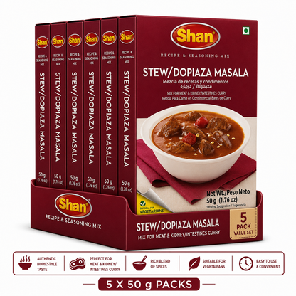 Shan Stew / Dopiaza Masala Recipe & Seasoning Mix 50g