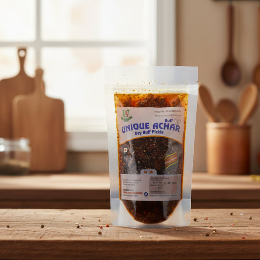 Unique achar dry buff pickle