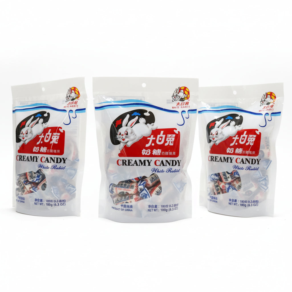 white rabbit cream candy