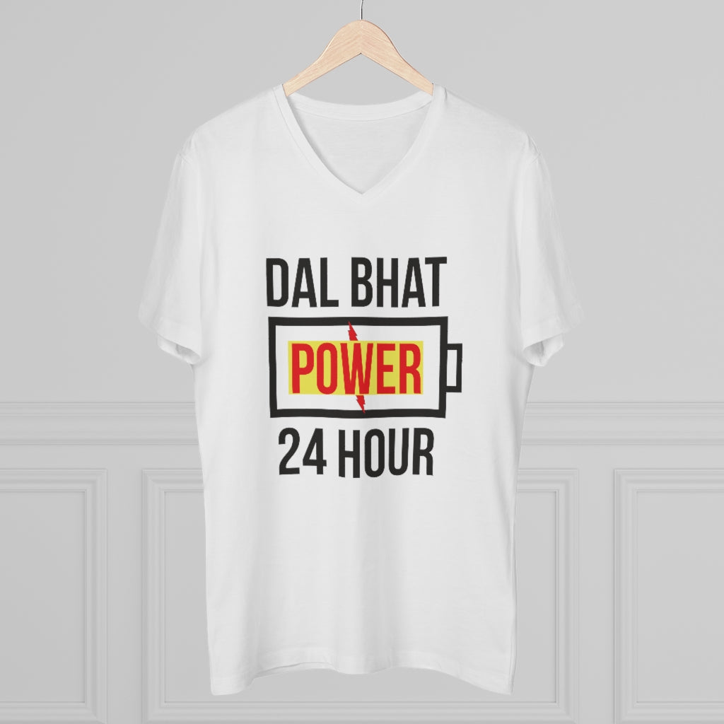 Men’s Presenter V-neck Dal Bhat Power T-shirt