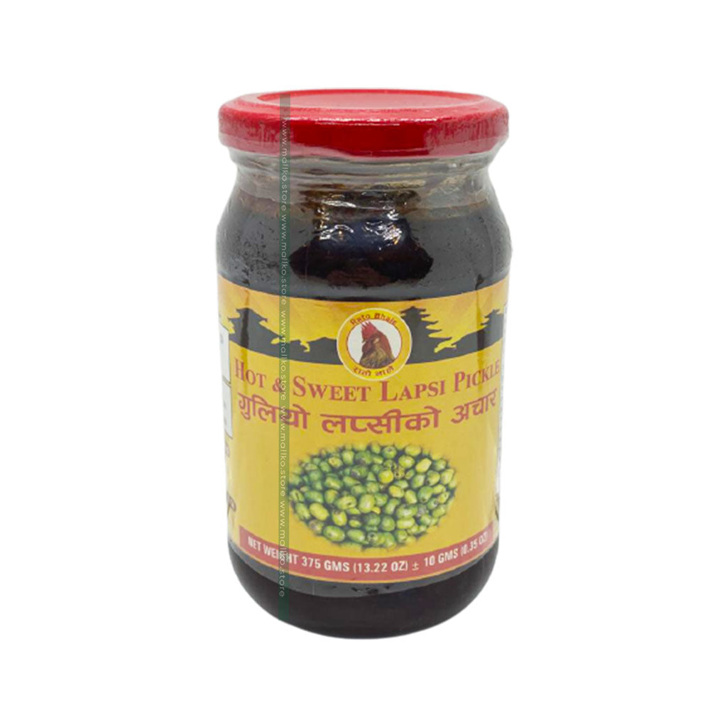 Hot and Sweet Lapsi Pickle 