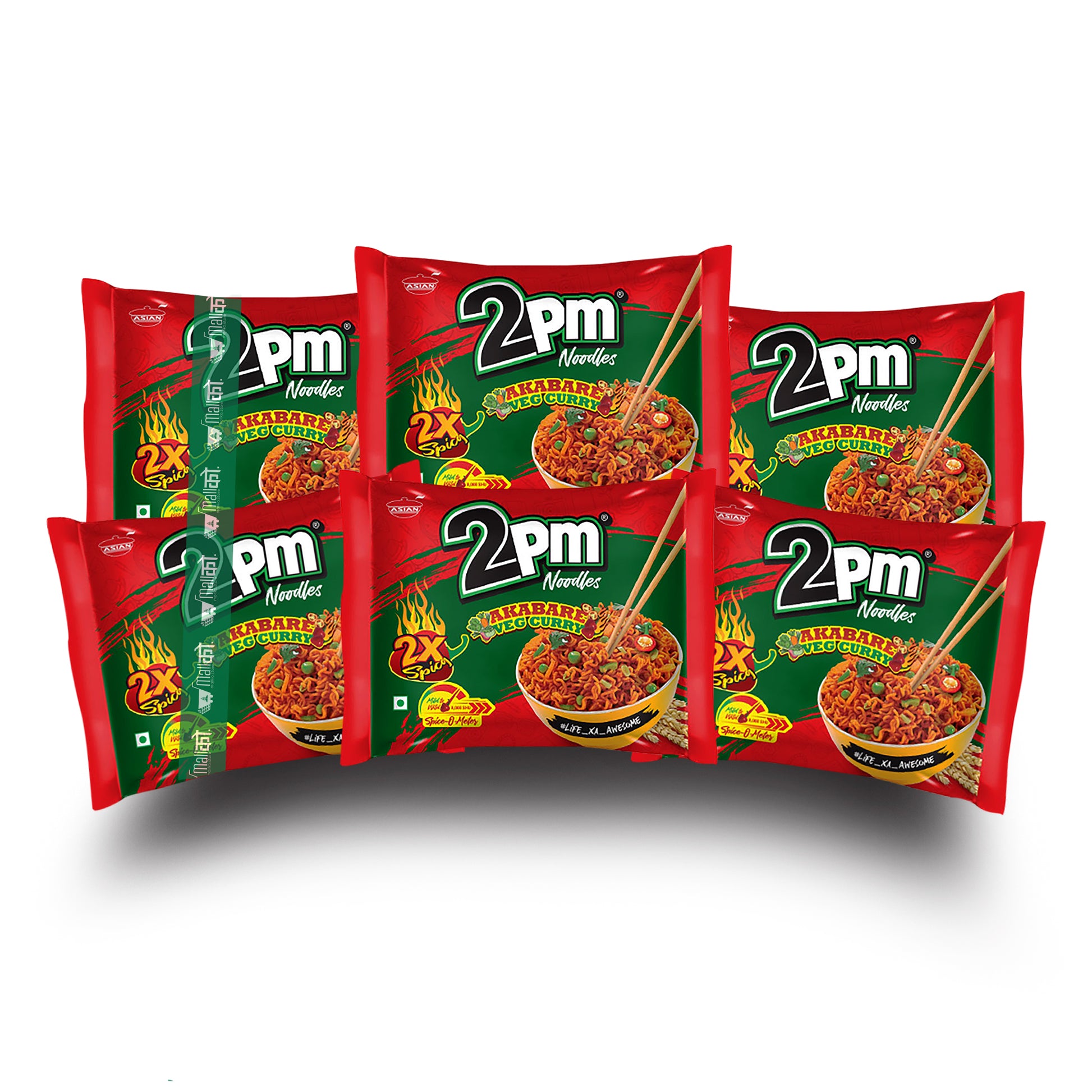 2 PM Akabre Veg Curry Noodles from Nepal