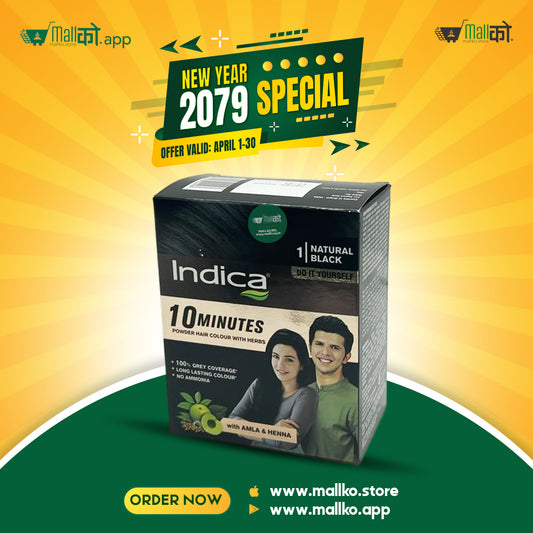 Indica Hair Color 10 minutes dye