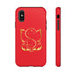 Red Tough Ganesh Phone Case