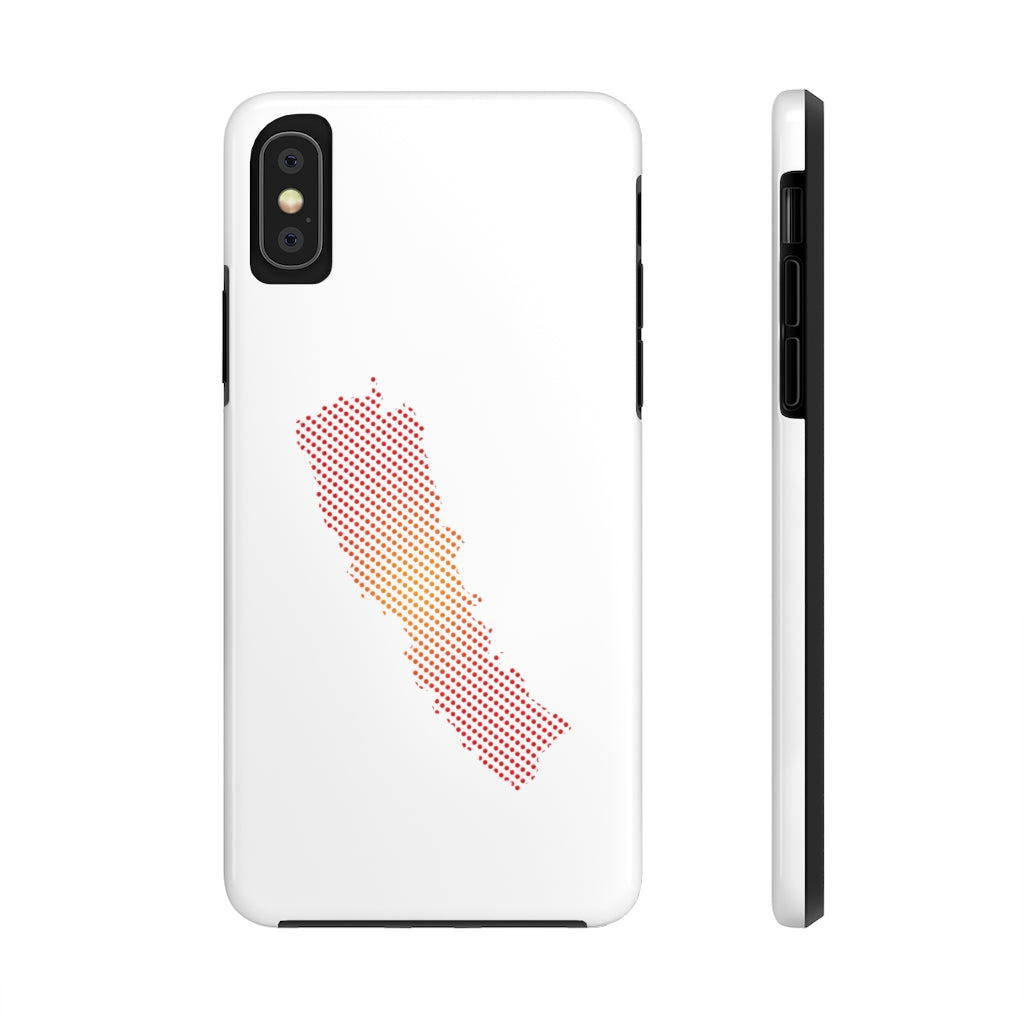 Touch and Light Weight Phone case with New Map of Nepal dots