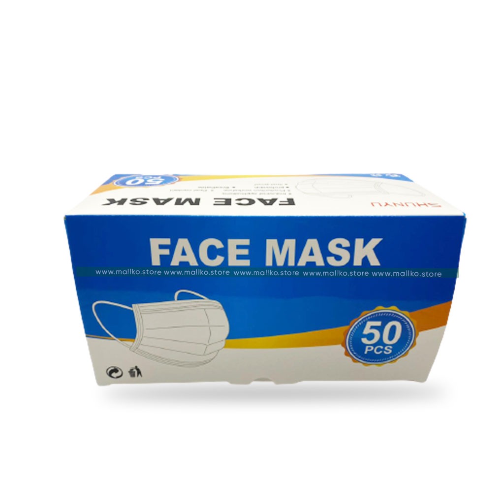 Regular Face Mask (50 Pack/ Adult)