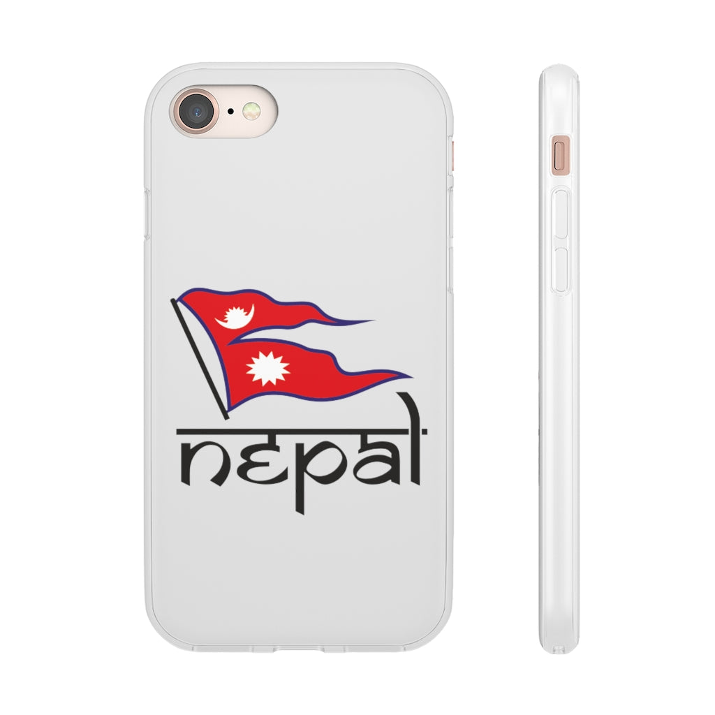 Flexi Phone Case with Nepali Flag