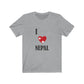 I Love Nepal Unisex T-Shirt