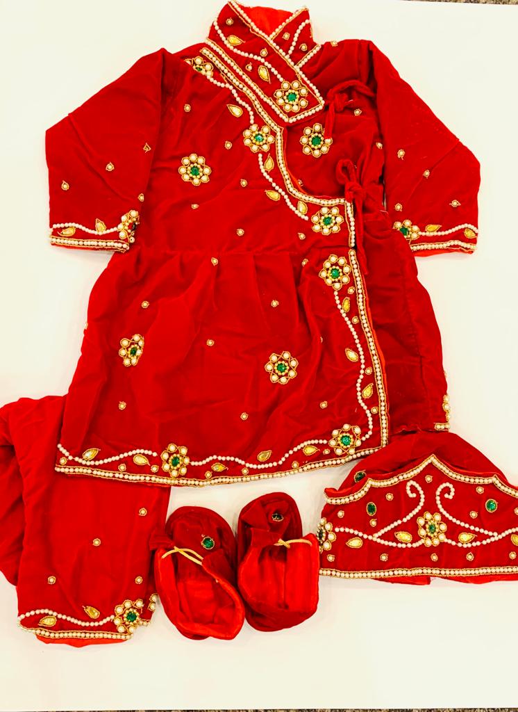 Rice Weaning Traditional Dress Set