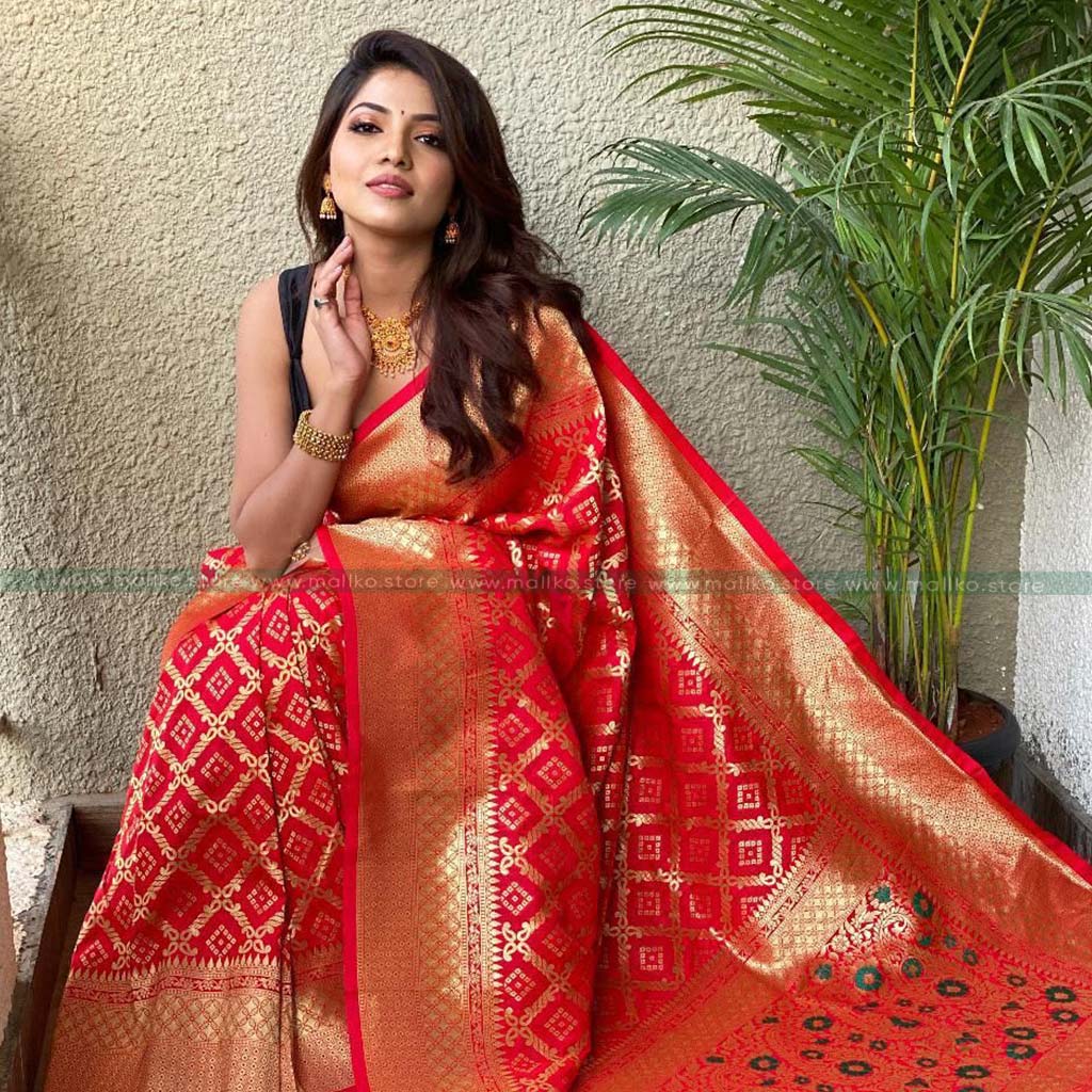 Floral Print Multy colour Brasso Printed Saree, 6.3 m (with blouse piece)  at Rs 555/piece in Surat