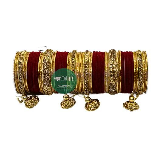 Traditional Bridal Bangles (48 Pieces)