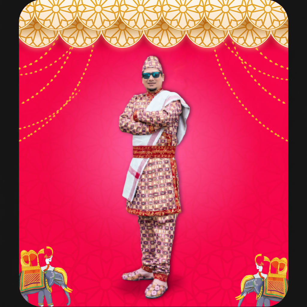 Nepali Groom Daura Suruwal Set