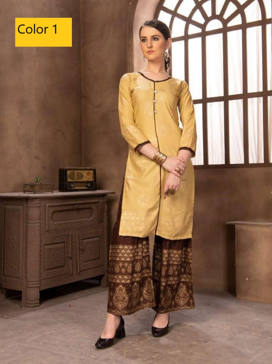 Kurti with Sharara