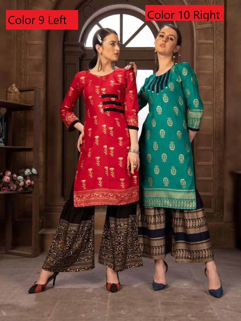 Kurti with Sharara