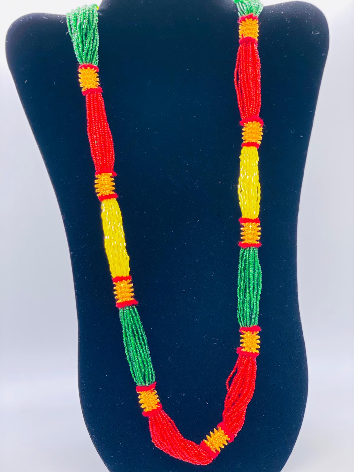 Gold-look Naugedi Nepali necklace designer piece