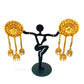 Lightweight gold plated Nepali earrings daily wear