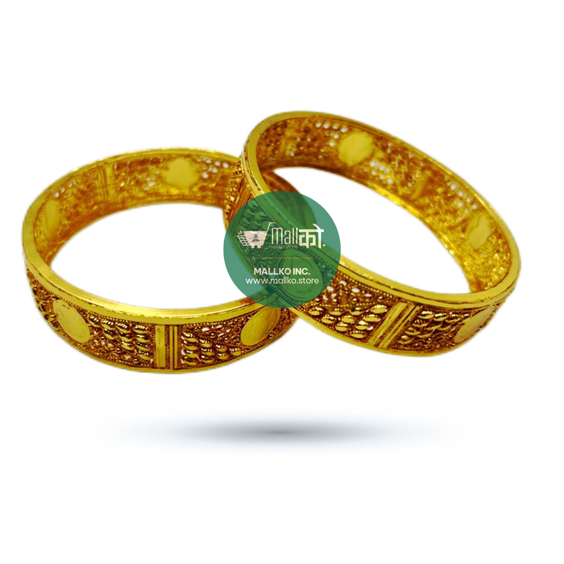 Gold Plated Bangles Set – Fashion Jewelry