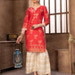 Elegant Women’s Kurti with Matching Sharara Pants