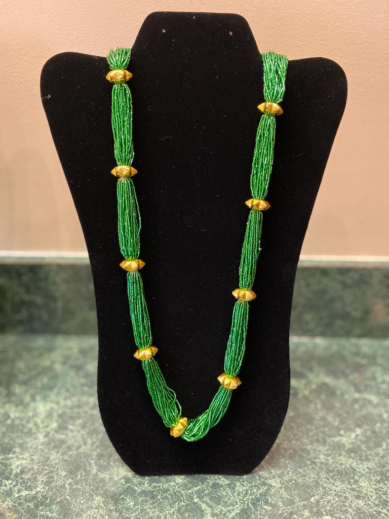 Gold-look Naugedi Nepali necklace designer piece