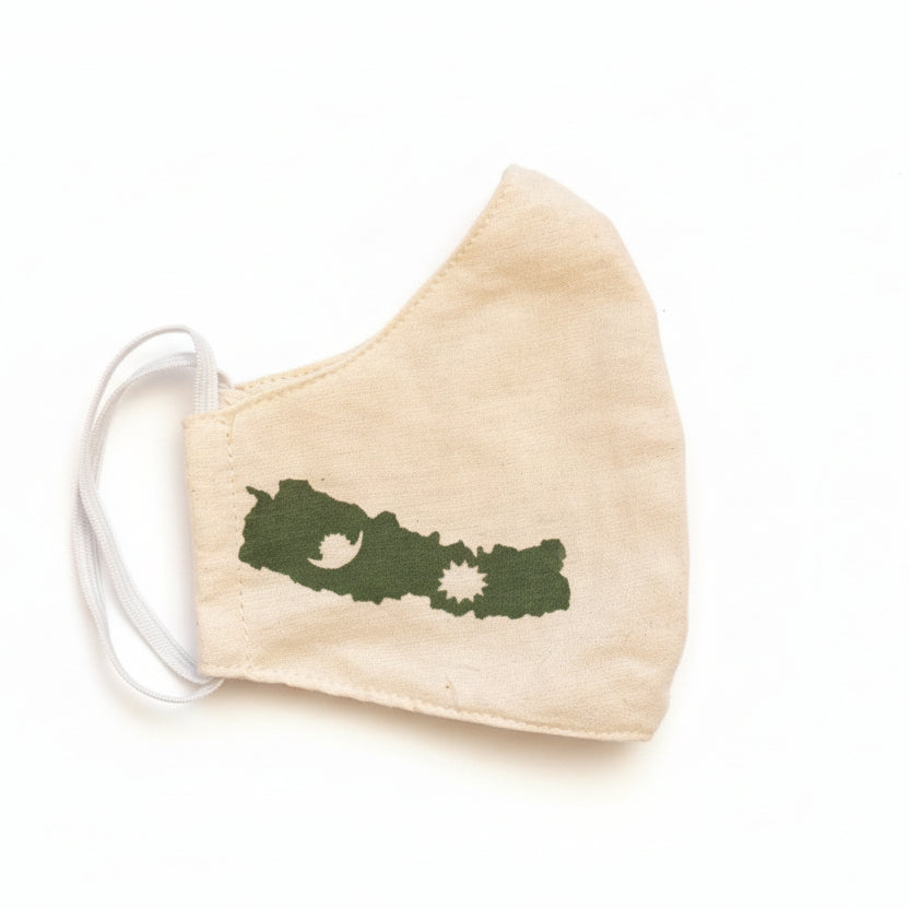 Cotton green mask