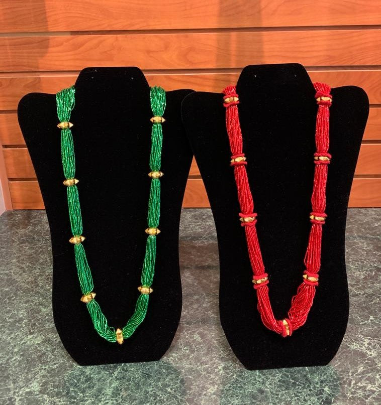 Handcrafted Naugedi necklace Nepali cultural design