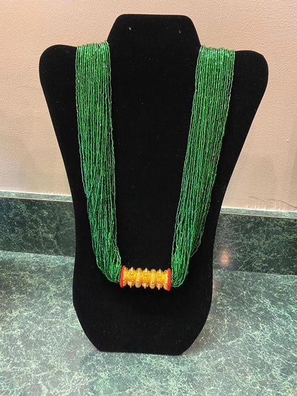 Handcrafted tilahari nepali necklace wedding design