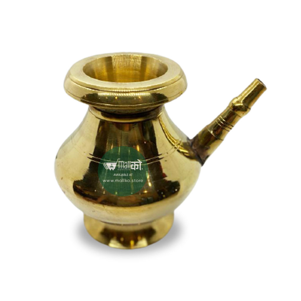 Plain karuwa Nepali traditional water pitcher