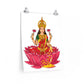 Divine Laxmi Wall Poster with Matte Texture for Worship Space**