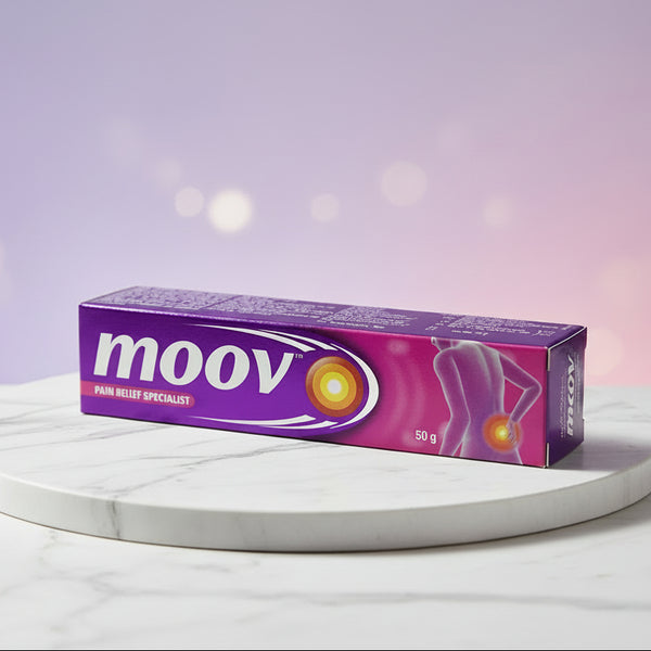 Crème Moov Fast Pain Relief Pour Maux De Dos Et Muscles - Ingrédients Naturels, Taille Voyage, Longue Expiration