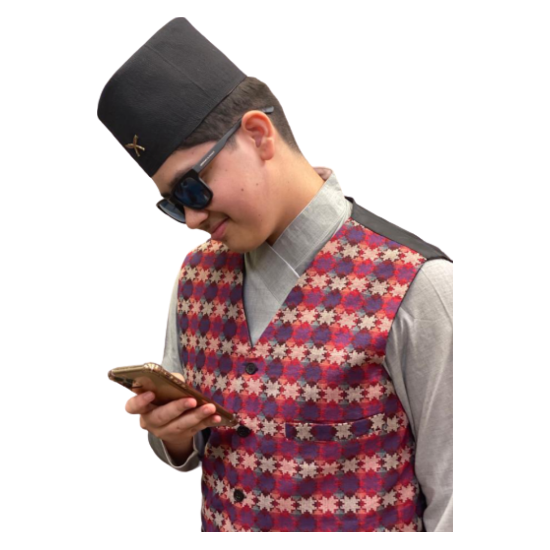 Men's Dhaka Daura Suruwal Set - 5 Piece Ethnic Wear Set in Nepal - Buy Daura  Suruwal at Best Price at Thulo.Com